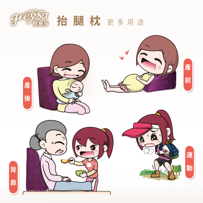 更多用途 產前 產後 背靠 運動