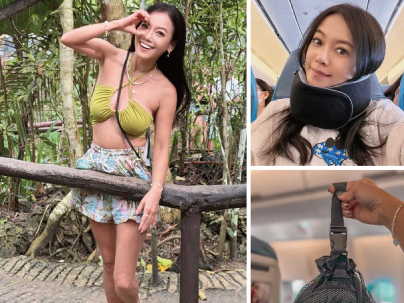 【推薦】【GreySa格蕾莎全家福旅行頸枕｜純棉素面款】旅行不再落枕！不悶熱、可調節、外宿也能睡得安心的頸部小幫手