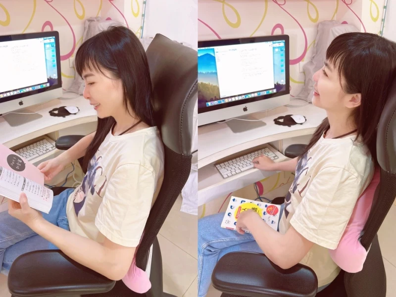 【推薦】GreySa格蕾莎辦公椅靠枕，柔軟的包覆性，一掃久坐的疲勞感，雲朵外型也可愛！