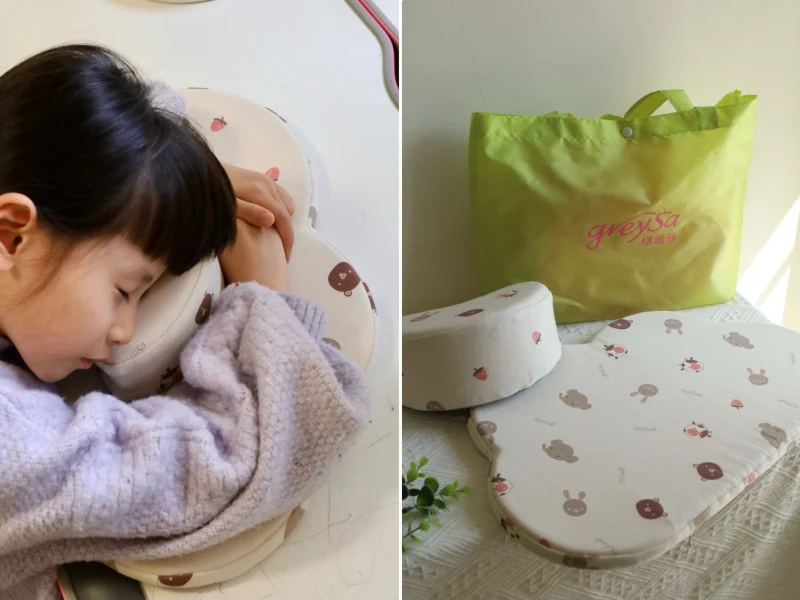 【推薦】小學生午睡枕推薦｜GreySa格蕾莎月兒午安枕＋雲朵午睡墊開箱