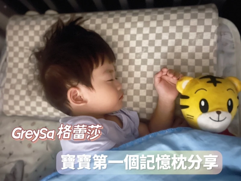 【推薦】[ 寶寶記憶枕推薦 ] GreySa格蕾莎 幼兒生長曲線記憶枕 | 寶貝第一個記憶枕頭分享