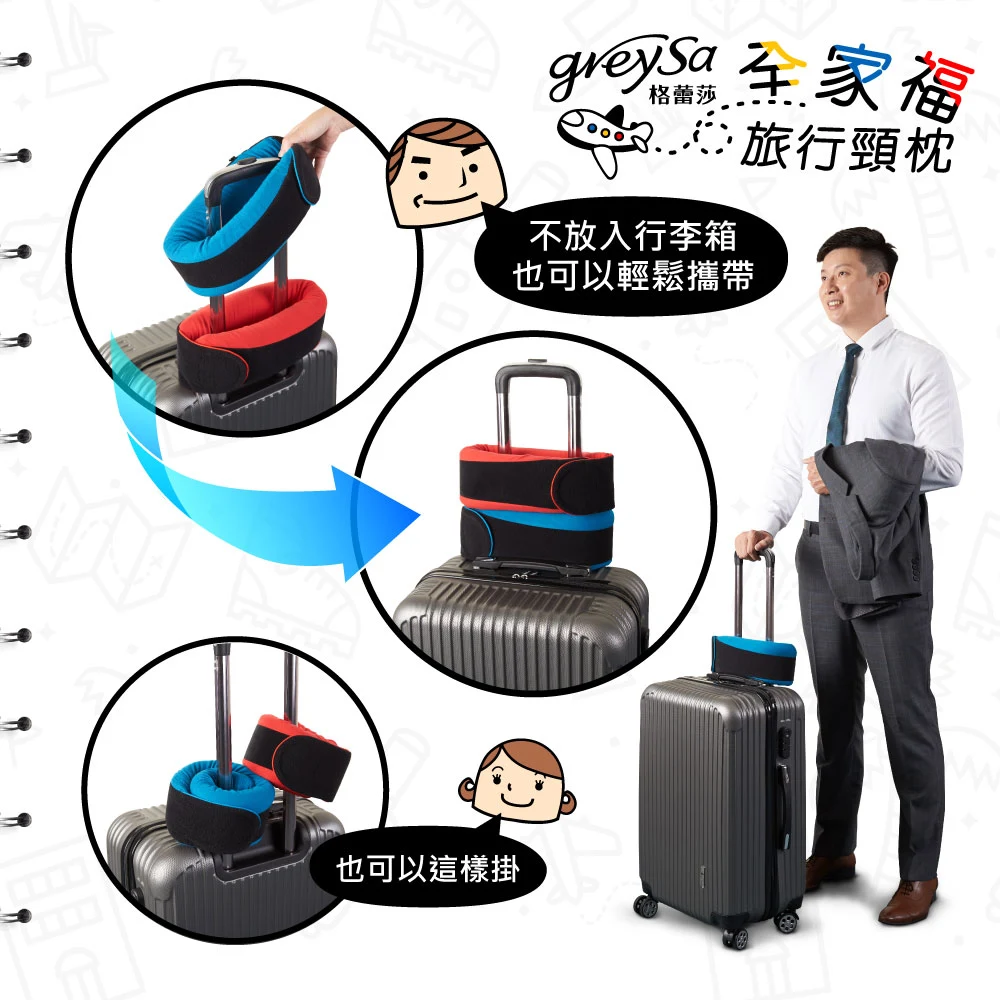 掛置行李箱展示